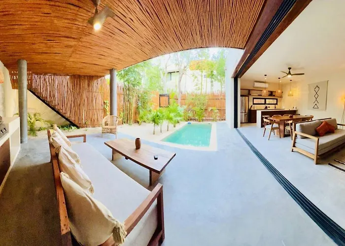 2 Bedroom Deluxe With Private Pool & Grill Atman 110 * Tulum