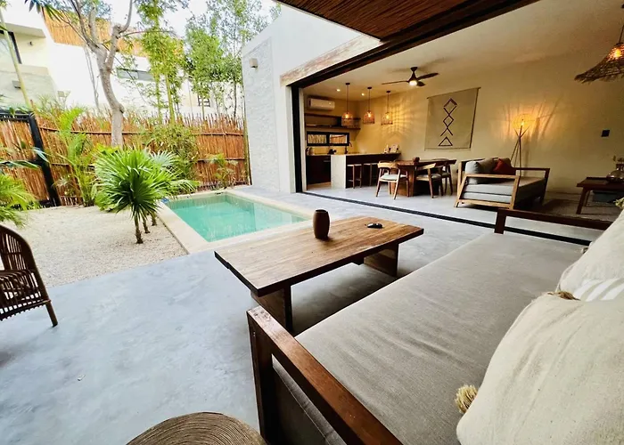 2 Bedroom Deluxe With Private Pool & Grill Atman 110 * Tulum